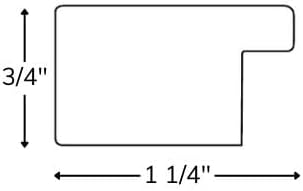 Frame My Mirror White Bathroom Mirror for Wall, 20" x 24" Pure White Bathroom Vanity Mirror, Made in USA, Hangs Horizontally or Vertically, Ellis Design