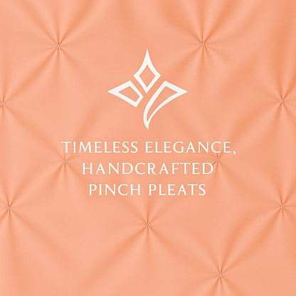 COTTON STICH Pinch Pleated Pillow Shams Set of 2, Zipper Closure - 600 Thread Count Super Soft Pinch Pillow Shams Pure Egyptian Cotton Decorative Pinch Pleated Bed Pillow Covers Set, Pink Queen 20X30