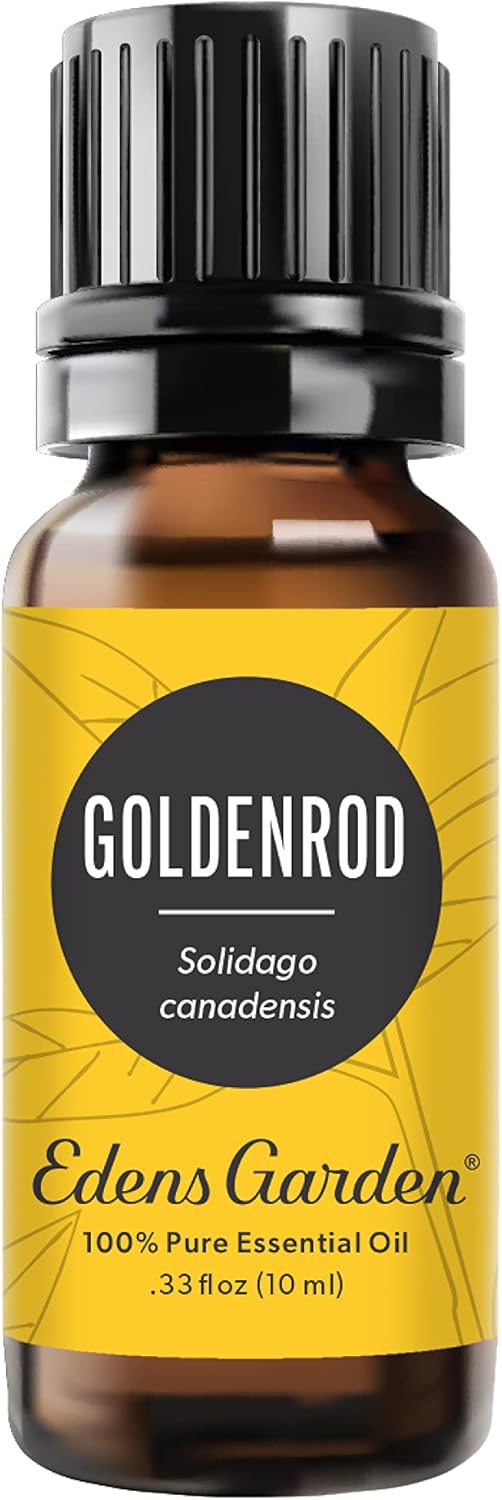 Edens Garden Goldenrod Essential Oil- 100% Pure Premium Grade, Undiluted, Natural, Therapeutic, Aromatherapy, The Best for Diffuser, Skin, Face, Humidifiers 10 ml (.33 fl oz)