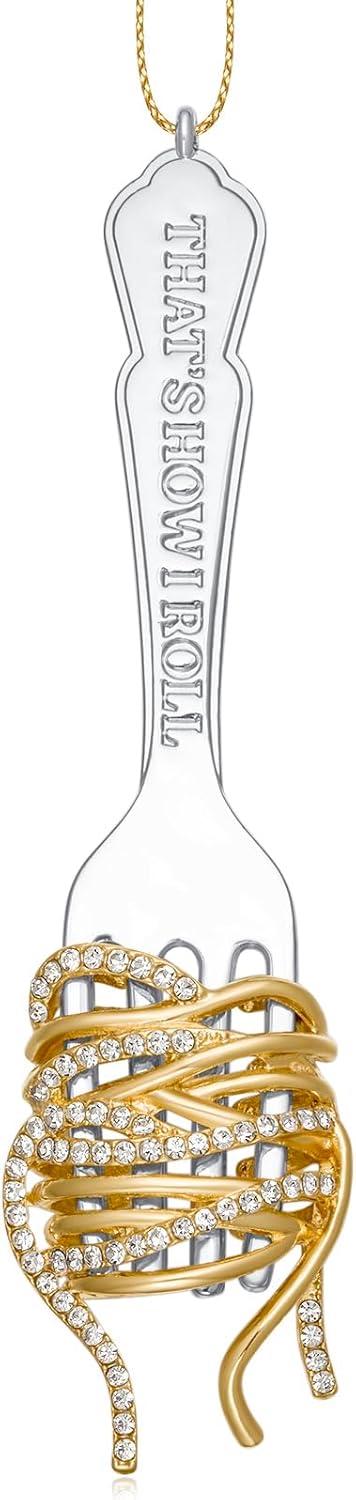 2025 Christmas Hanging Ornaments for Christmas Tree Decorations, Pasta Ornament Keepsake Gifts for Sisters Mother Grandma Women Gift