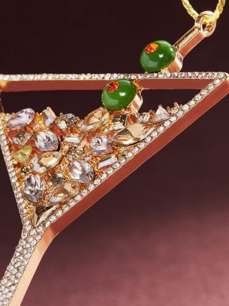 Christmas Ornaments 2025,Martini Ornament, Hanging Ornaments for Christmas Tree Decorations,Keepsake Gifts for Sisters Mom Grandma Women