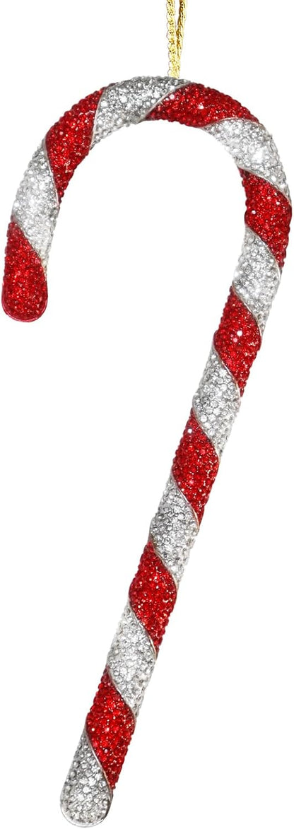 2025 Christmas Candy Cane Ornaments Hanging Ornaments for Christmas Tree Decorations Keepsake Gifts for Sisters Mom Grandma Women|Candy Cane Ornament