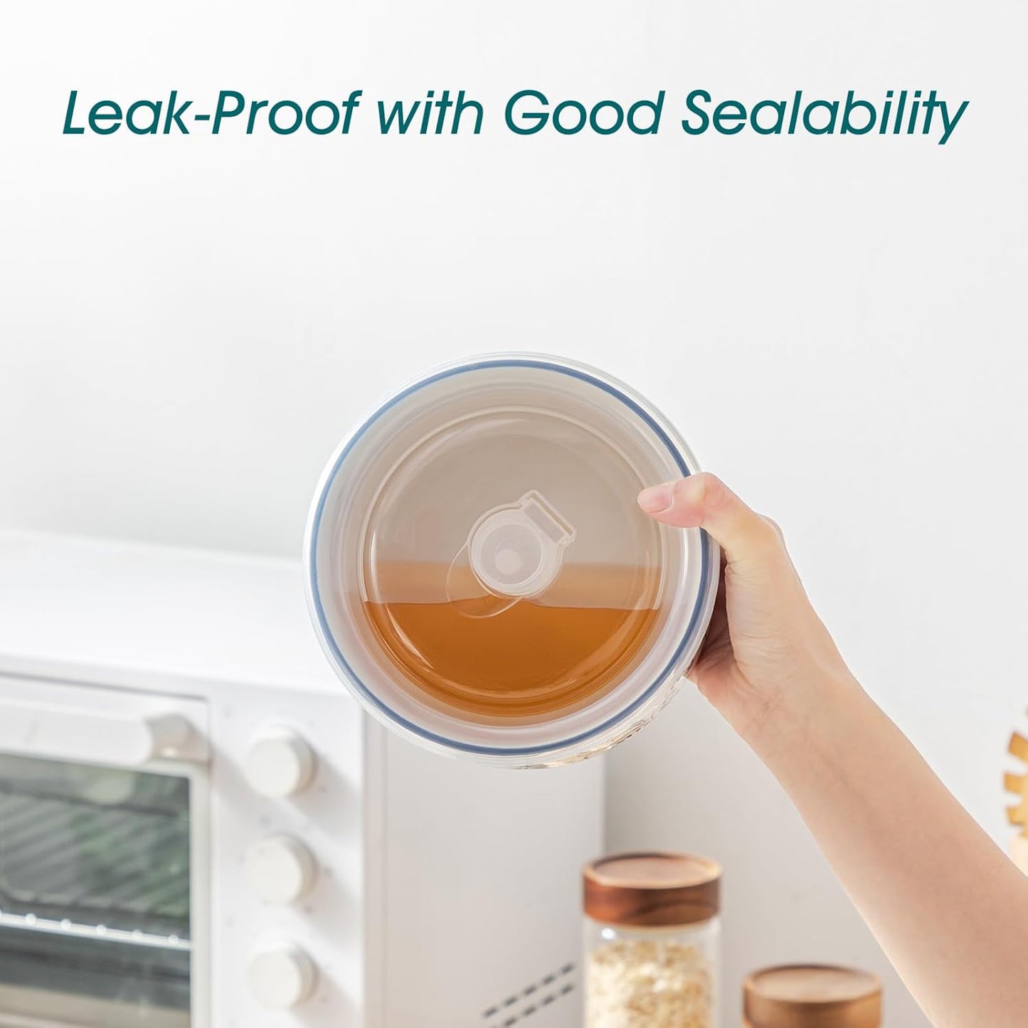 vancasso Ceramic Nesting Bowls with Lids Set of 4, Serving Bowls for Food Storage, Prep Bowl, Ceramic Bowl for Kitchen, Microwave & Dishwasher Safe, 60+36+20+10 Oz, Series SELENE