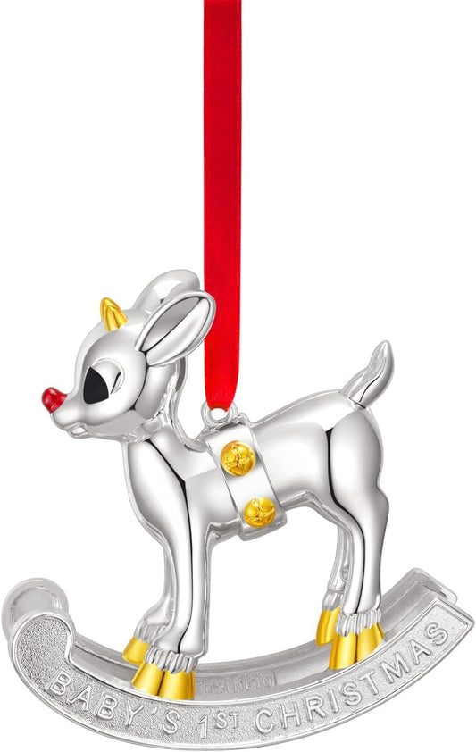 2025 Baby's First Christmas Ornament, Christmas Ornaments Hanging Ornaments for Xmas Tree Decorations Keepsake Gifts for Sisters Mom Grandma Women