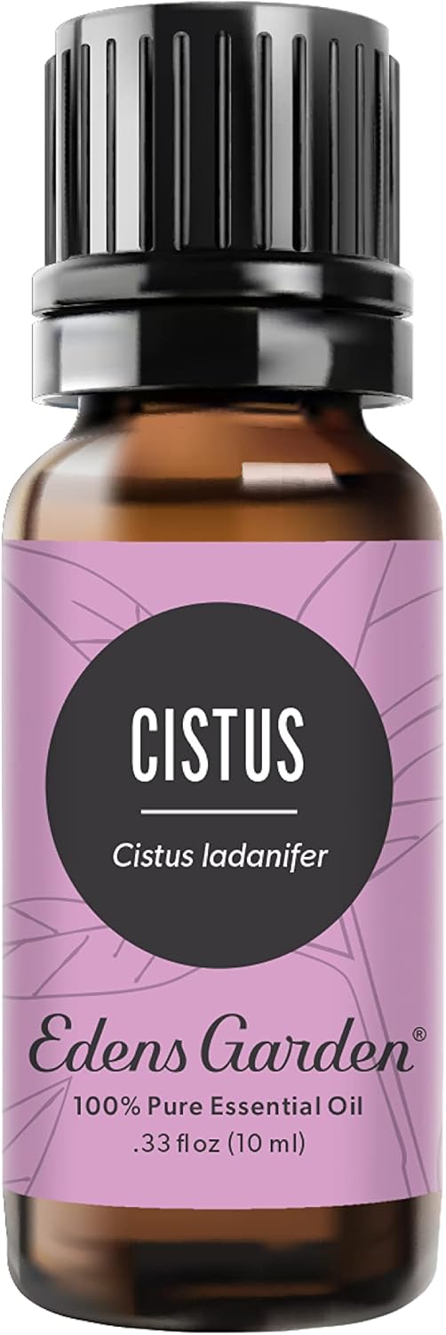 Edens Garden Cistus Essential Oil- 100% Pure Premium Grade, Undiluted, Natural, Therapeutic, Aromatherapy, The Best for Diffuser, Skin, Hair, Kid Safe 10 ml (.33 fl oz)