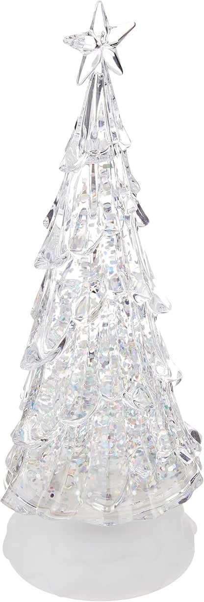 Kurt Adler 10-Inch Battery-Operated LED Lit Tree with Water Table Piece