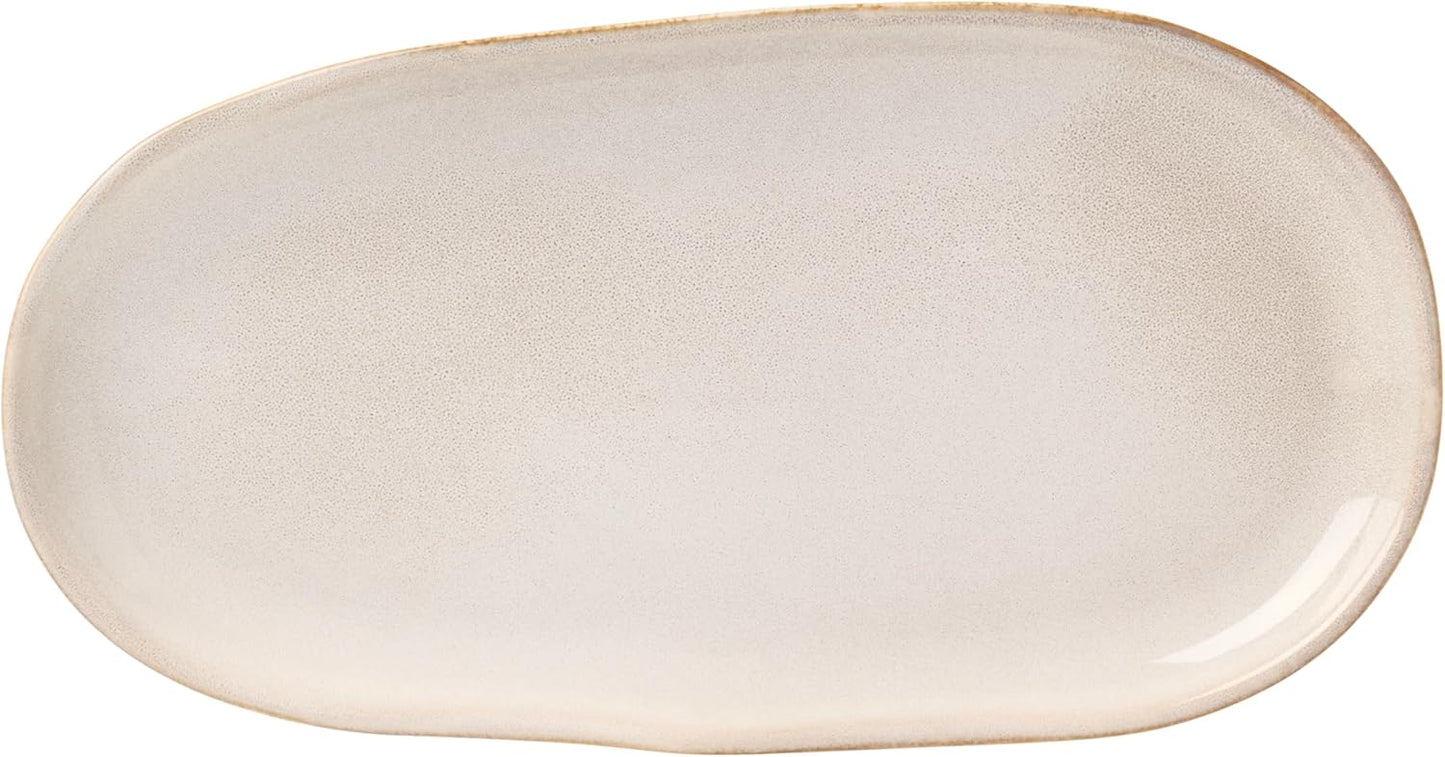 Oneida 897209 Organic Shades 2-Piece Serving Set, Oatmeal