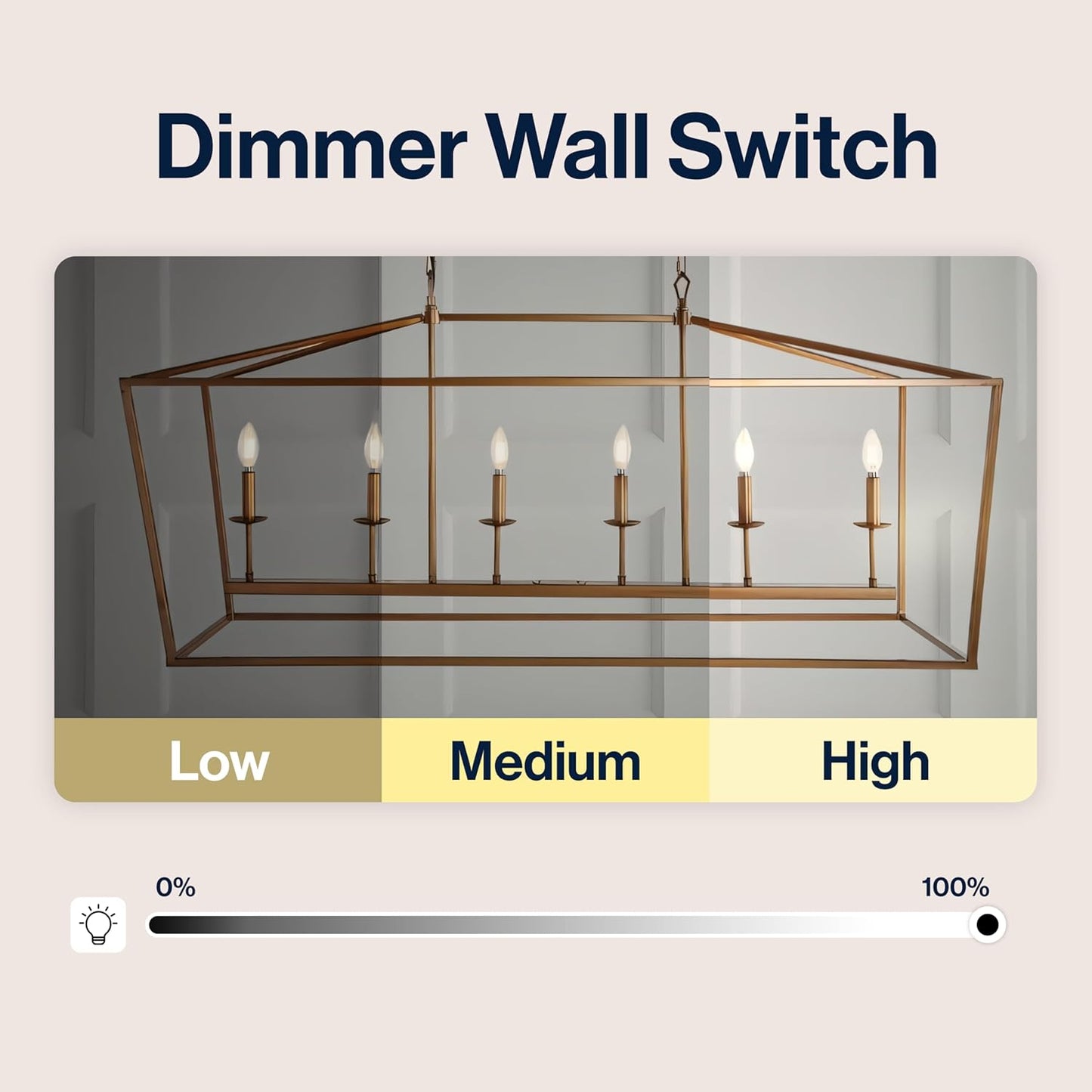 JONATHAN Y JYL7439B Pagoda Lantern Dimmable Adjustable Metal LED Pendant Classic Traditional Farmhouse Dining Room Living Room Kitchen Foyer Bedroom Hallway, 49 in, Antique Gold