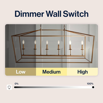 JONATHAN Y JYL7439B Pagoda Lantern Dimmable Adjustable Metal LED Pendant Classic Traditional Farmhouse Dining Room Living Room Kitchen Foyer Bedroom Hallway, 49 in, Antique Gold