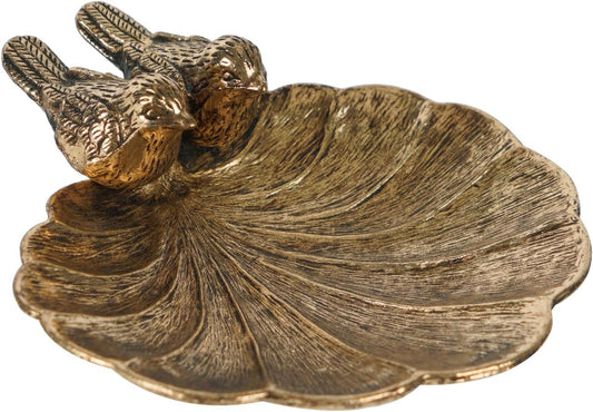 NIKKY HOME Ring Holder Bird Jewelry Dish Vintage Trinket Tray Decorative Shabby Chic Display Organizer Plate Bowl for Necklace Earring Bracelet Ring Home Handmade Gift for Women Girl