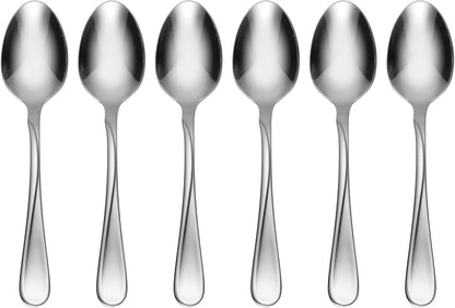 Oneida Flatware Flight, Teaspoons, Stainless Steel, Set of 6
