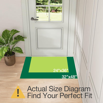 LUMI Entryway Floor Mat 24x36, Deep Mud Removal and Water Absorption, Dustproof and Wear-Resistant, Easy to Clean, Suitable for Home/Office, Dark Grey