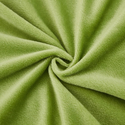 JAUXIO Diamond Pinch Pleated Crystal Velvet Pillowcases 2 Pack Solid Pintuck Throw Cushion Cover for Home Decor Hidden Zipper Closure (Apple Green, King)