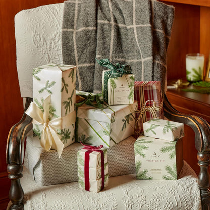 Thymes Bar Soap Trio Gift Set - Frasier Fir - Natural Hand Soaps - Contains Three - Cruelty-Free and Vegan - Pine Tree Scented Hand and Body Soap - 5.5 Oz Bars