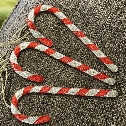 2025 Christmas Candy Cane Ornaments Hanging Ornaments for Christmas Tree Decorations Keepsake Gifts for Sisters Mom Grandma Women|Candy Cane Ornament