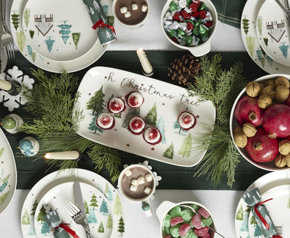 Lenox 885761 Balsam Lane Hors D'Oeuvre Tray, Christmas & Holiday Hosting